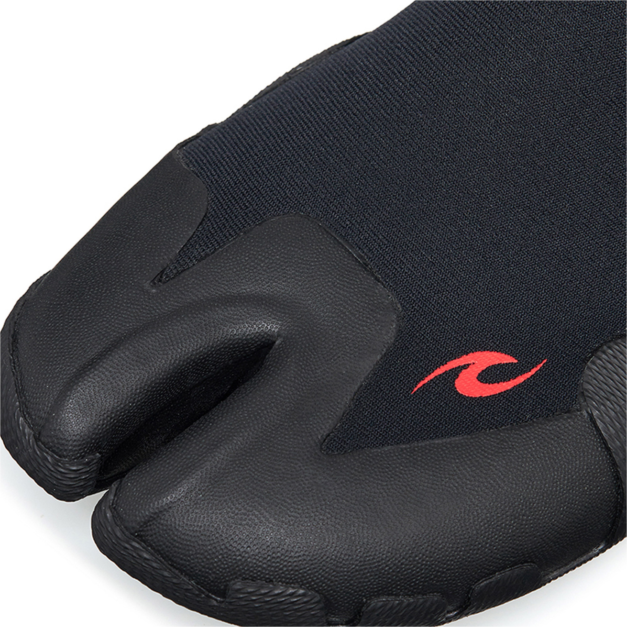 2025 Rip Curl Omega 3mm Split Toe Zip Neoprenstiefel WBOYAM - Black
